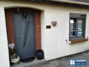 Entreprise Menuiserie Lens porte entree alu
