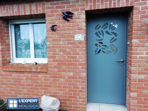Porte d&rsquo;entrée aluminium Kline – HÉNIN-BEAUMONT
