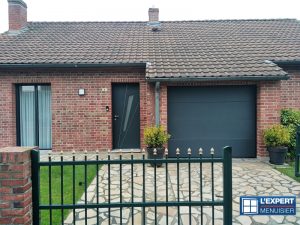 Porte de garage sectionnelle motorisée