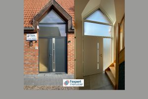 Porte d&rsquo;entrée aluminium K.line – HAISNES