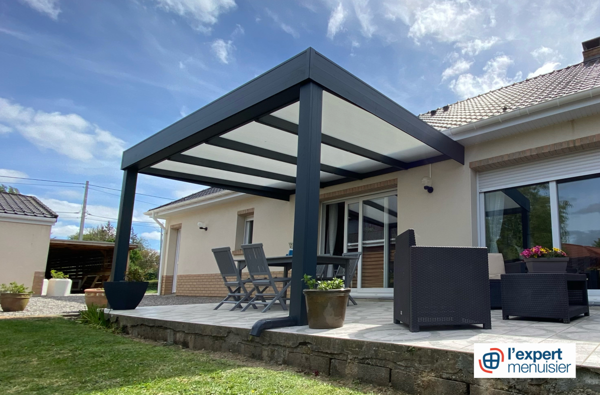 PERGOLA aluminium Lens pose sur mesure