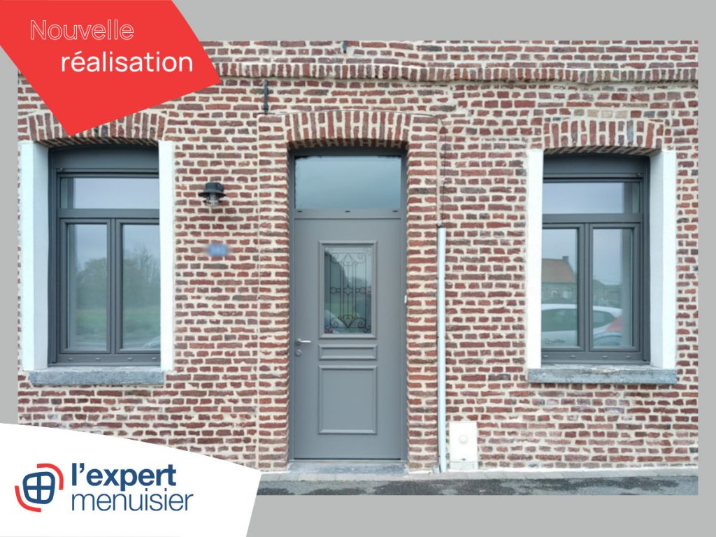 Porte d'entrée alu isolante