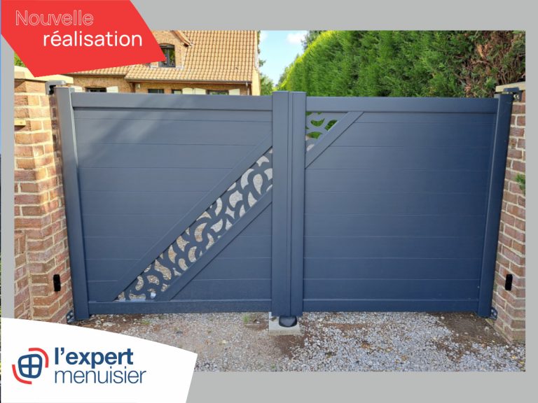 Remplacement portail aluminium