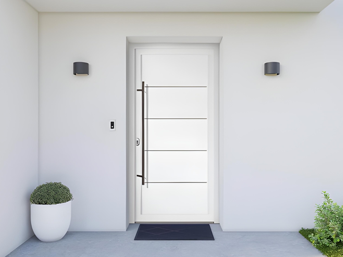 porte d entree en aluminium sur mesure alu