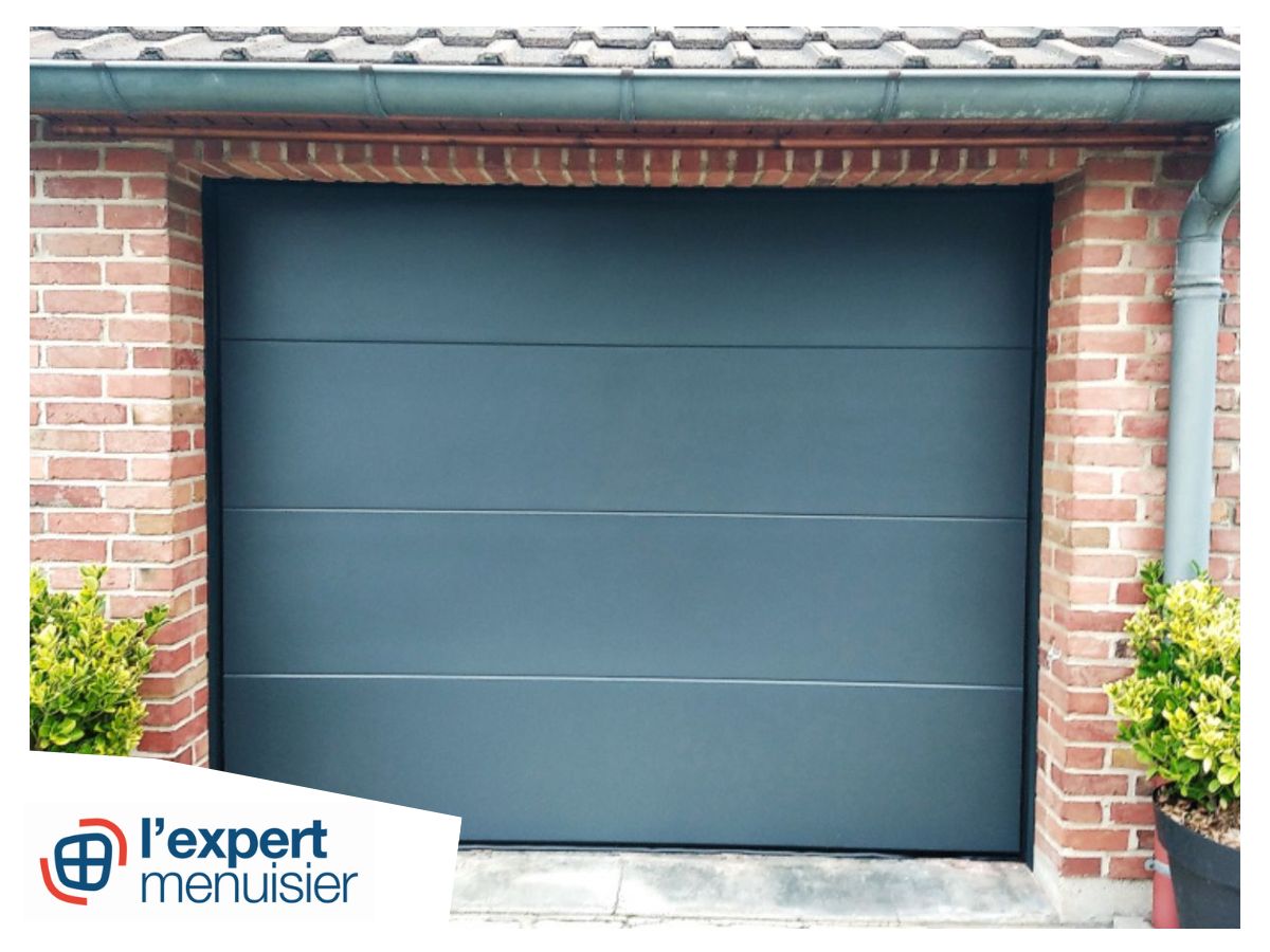 porte garage sectionnelle motorisee