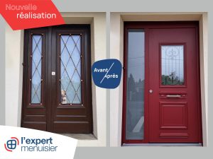 Pose porte aluminium euradif lievin expert menuisier